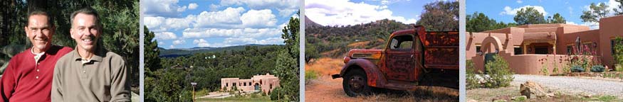 From left to right: BOAF Community; BOAF home and landscape;Rebecca Day photograph; Mike & Dave's casita From left to right: BOAF Community; BOAF home and landscape;Rebecca Day photograph; Mike & Dave's casita